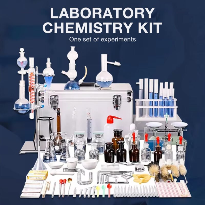 141pcs Glassware Lab Equipment Kit+LA119 - Image 2