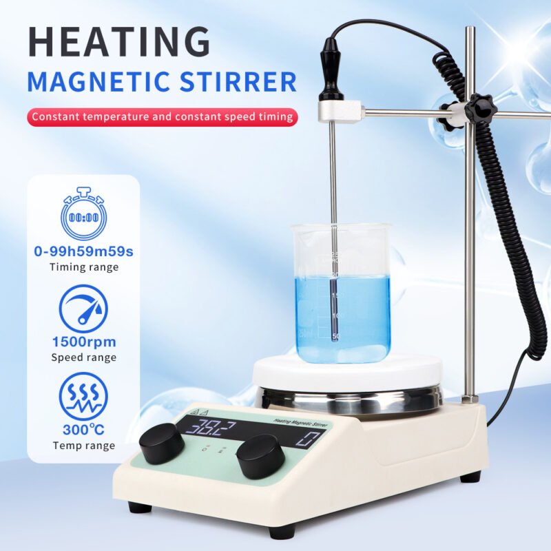 Heating magnetic stirrer MS300B+LA030 - Image 2