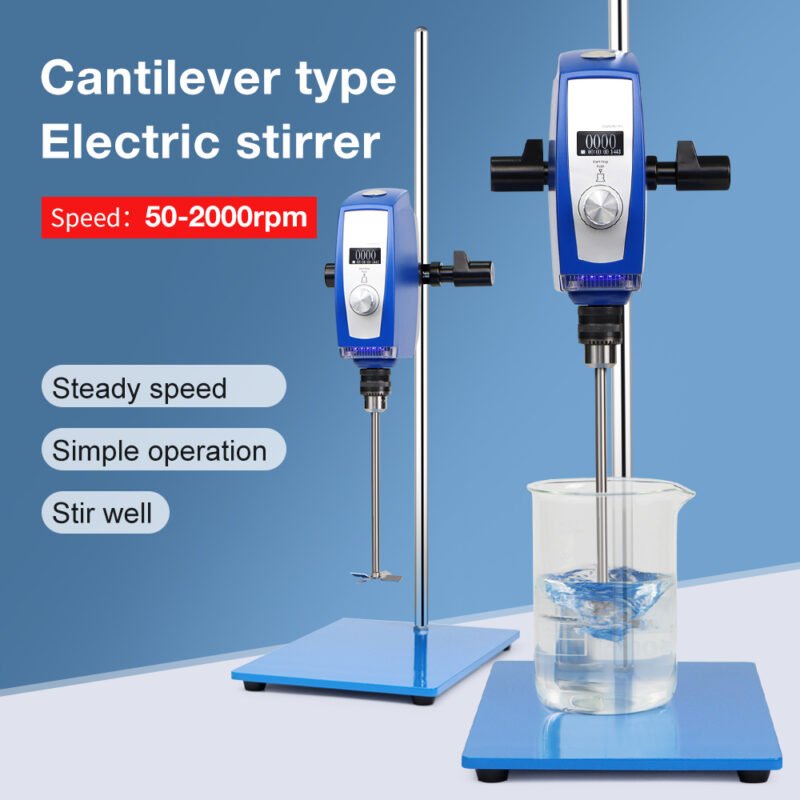 Digital speed regulation electric 110S cantilever mixer+LA066 - Image 2
