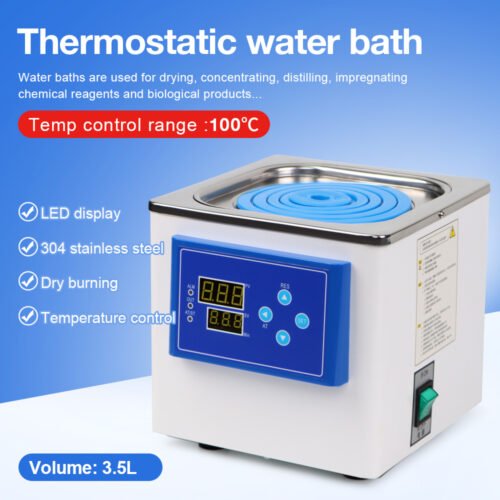 3.5L Digital constant temperature single row water bath pot+WB003 - Image 2