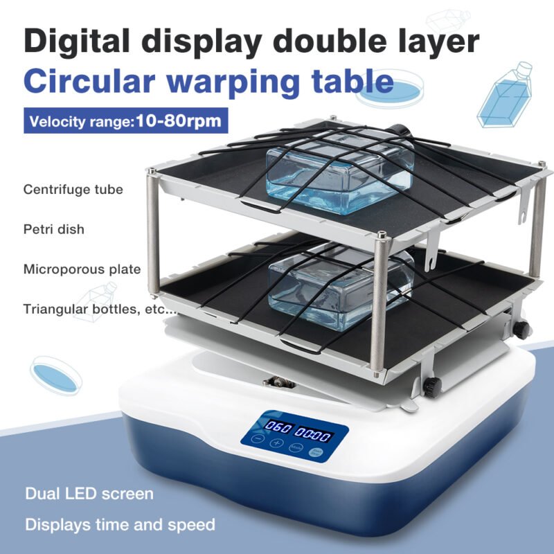 LED digital display double-layer circular R1807SM shaker+DS005 - Image 2