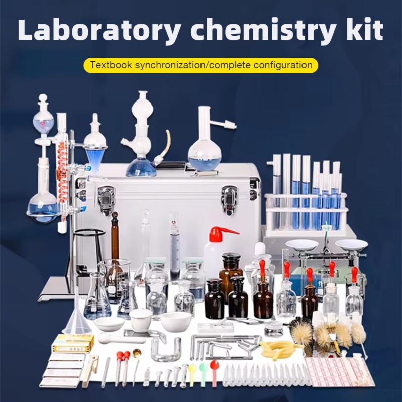 141pcs Glassware Lab Equipment Kit+LA119 - Image 3