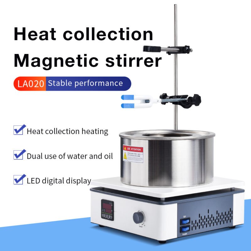 Oil bath/water bath heating magnetic stirrer+LA020 - Image 3