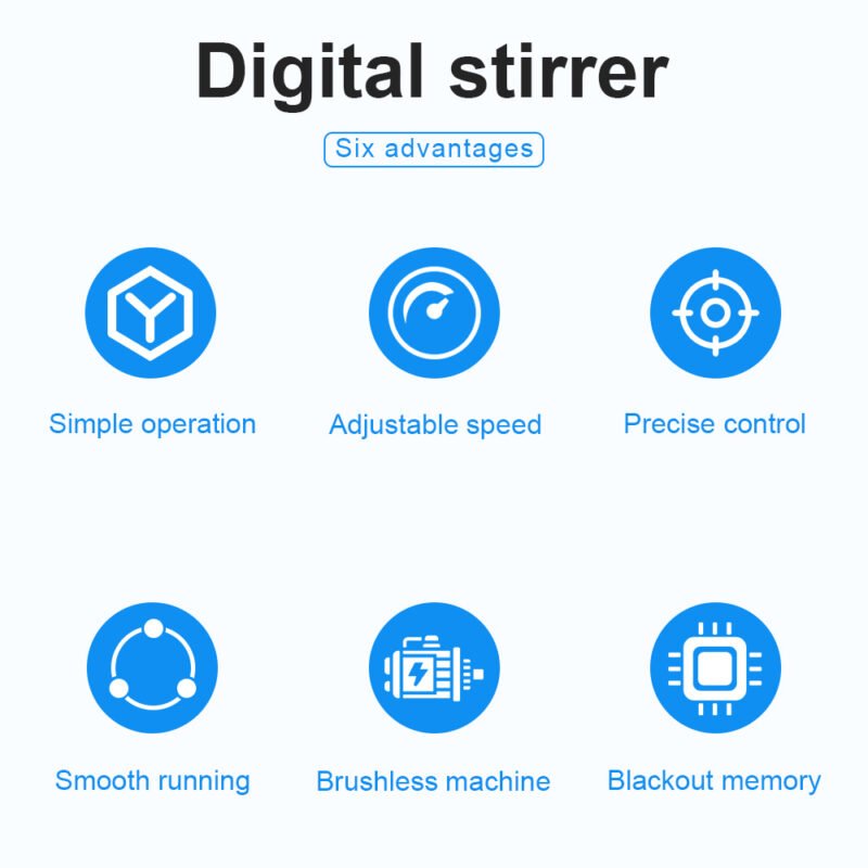 Digital display electric stirrer+LA076 - Image 3