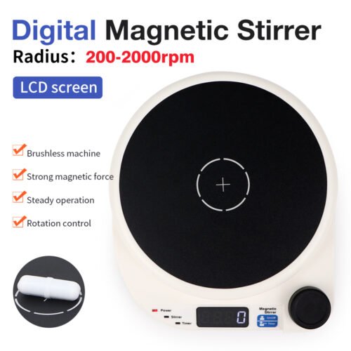 5L Digital display Mini magnetic stirrer MS5S+LA055 - Image 4