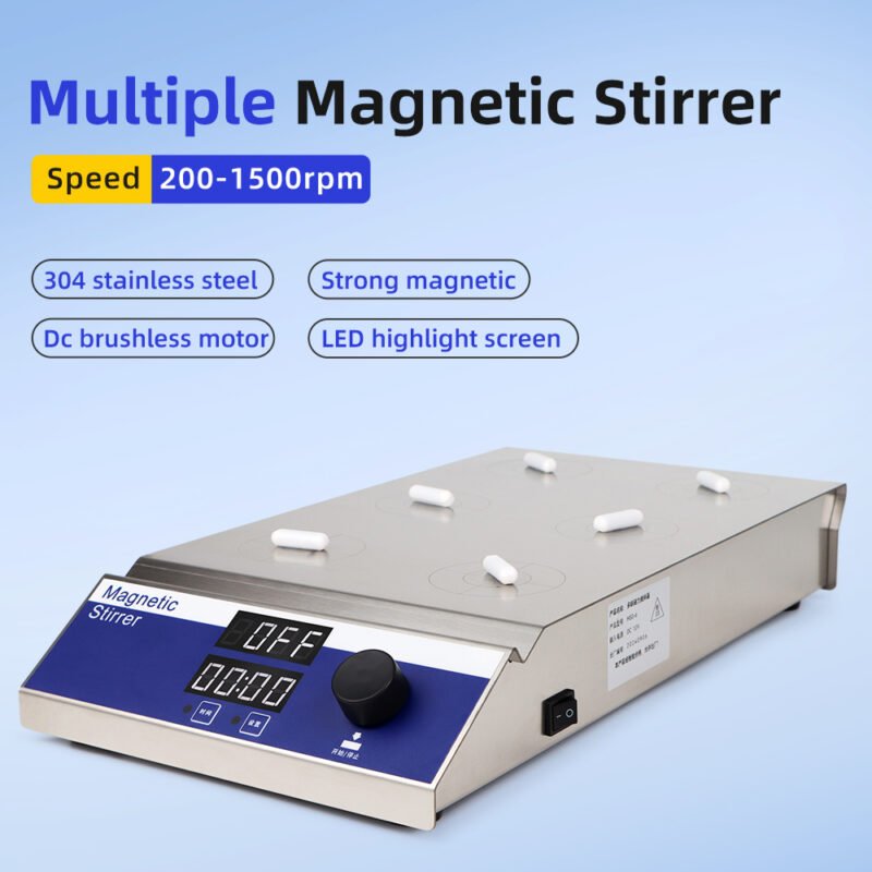 6-unit magnetic stirrer MS36+LA046 - Image 3