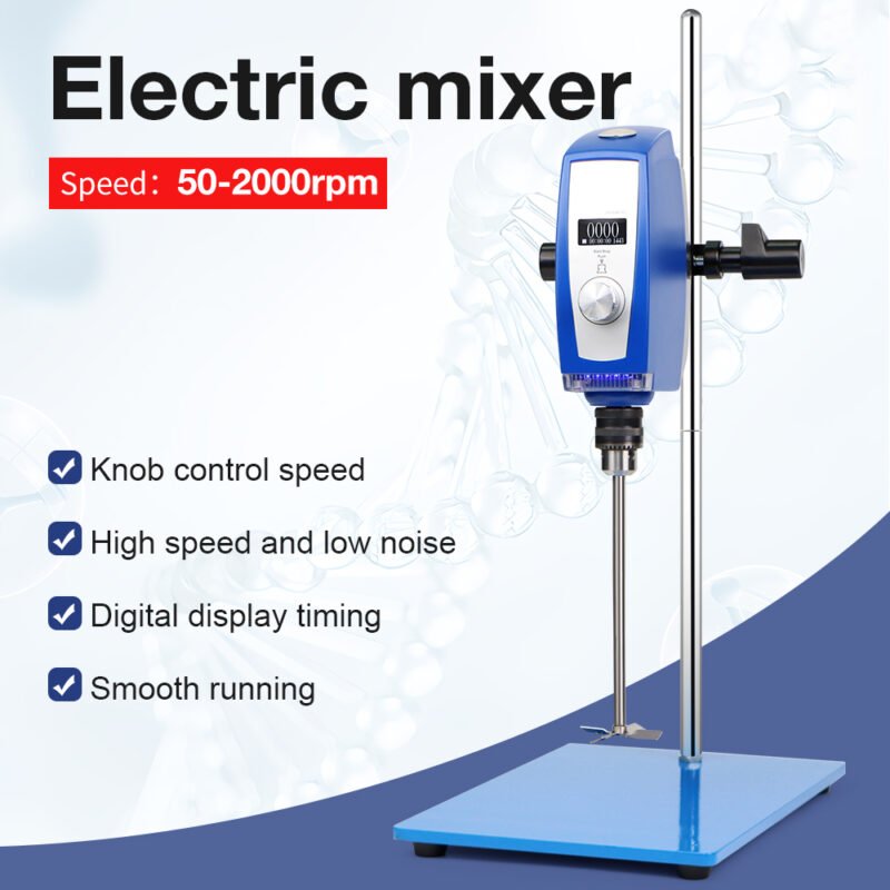 Digital speed regulation electric 110S cantilever mixer+LA066 - Image 3