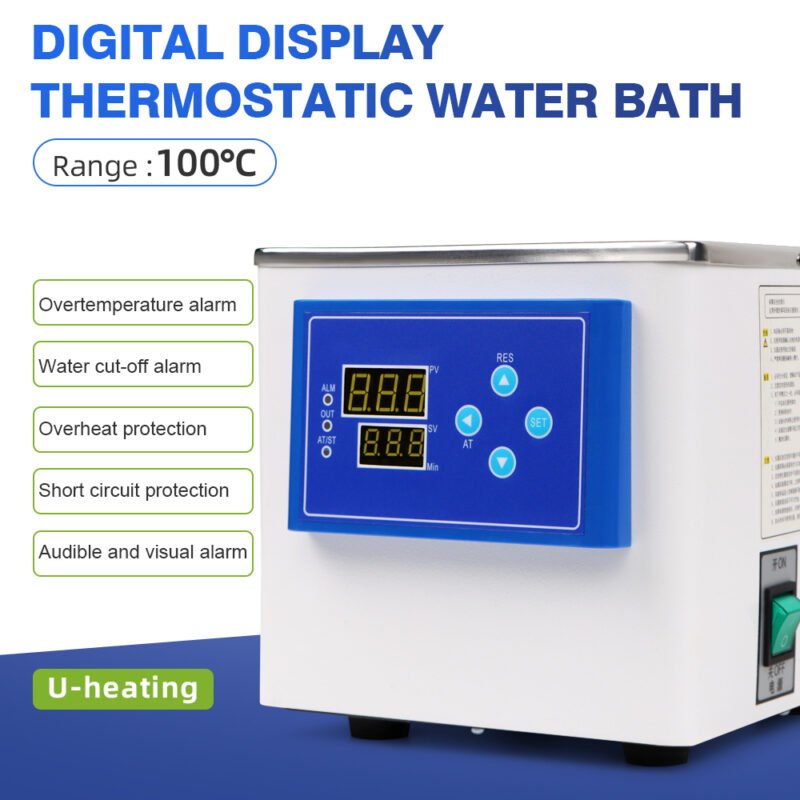 3.5L Digital constant temperature single row water bath pot+WB003 - Image 3
