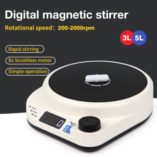 5L Digital display Mini magnetic stirrer MS5S+LA055 - Image 5