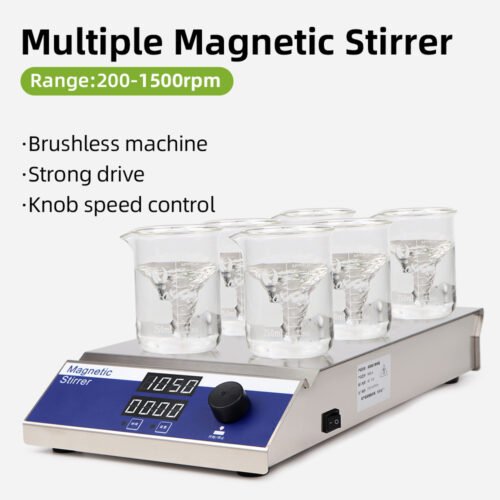 6-unit magnetic stirrer MS36+LA046 - Image 4