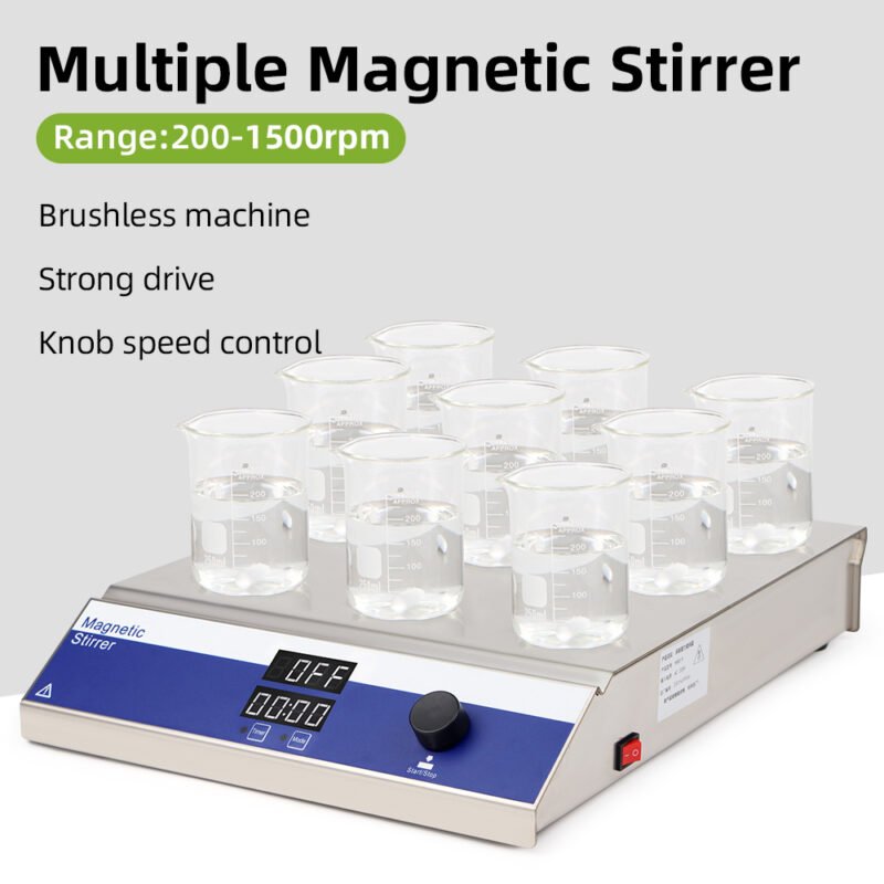 9-unit magnetic stirrer MS39+LA047 - Image 4