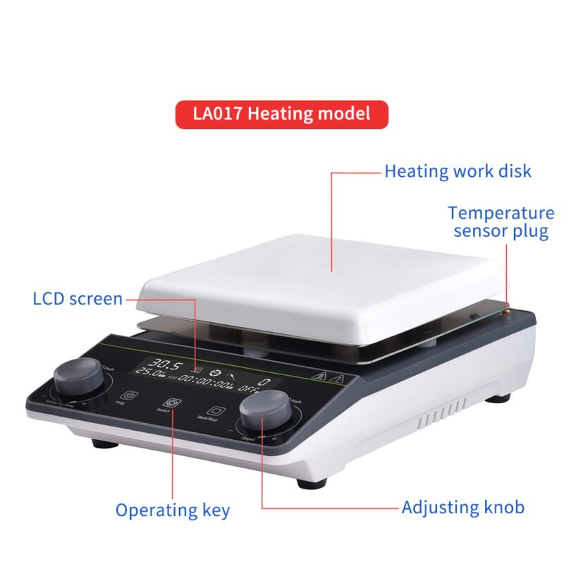 Heating magnetic stirrer 5L+LA017 - Image 3
