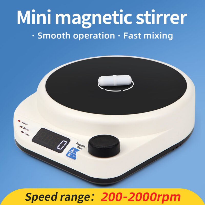 5L Digital display Mini magnetic stirrer MS5S+LA055 - Image 6
