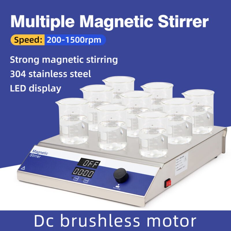 9-unit magnetic stirrer MS39+LA047 - Image 5