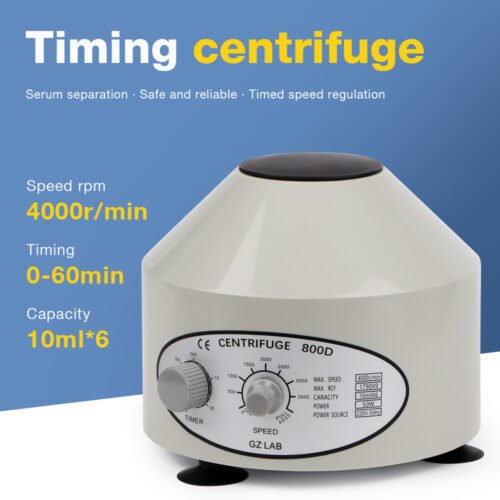 800D Timed speed regulating centrifuge (10ml * 6)+LA114 - Image 5