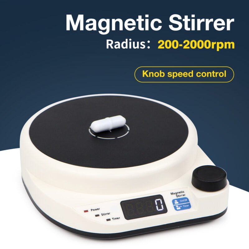 5L Digital display Mini magnetic stirrer MS5S+LA055 - Image 7