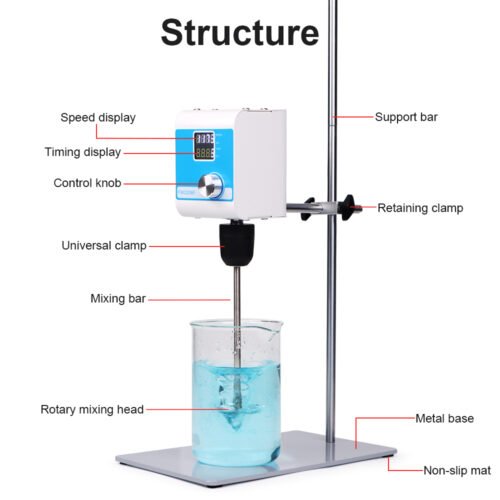 Digital display electric stirrer+LA076 - Image 7