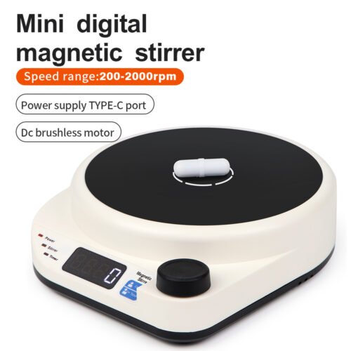 5L Digital display Mini magnetic stirrer MS5S+LA055 - Image 8