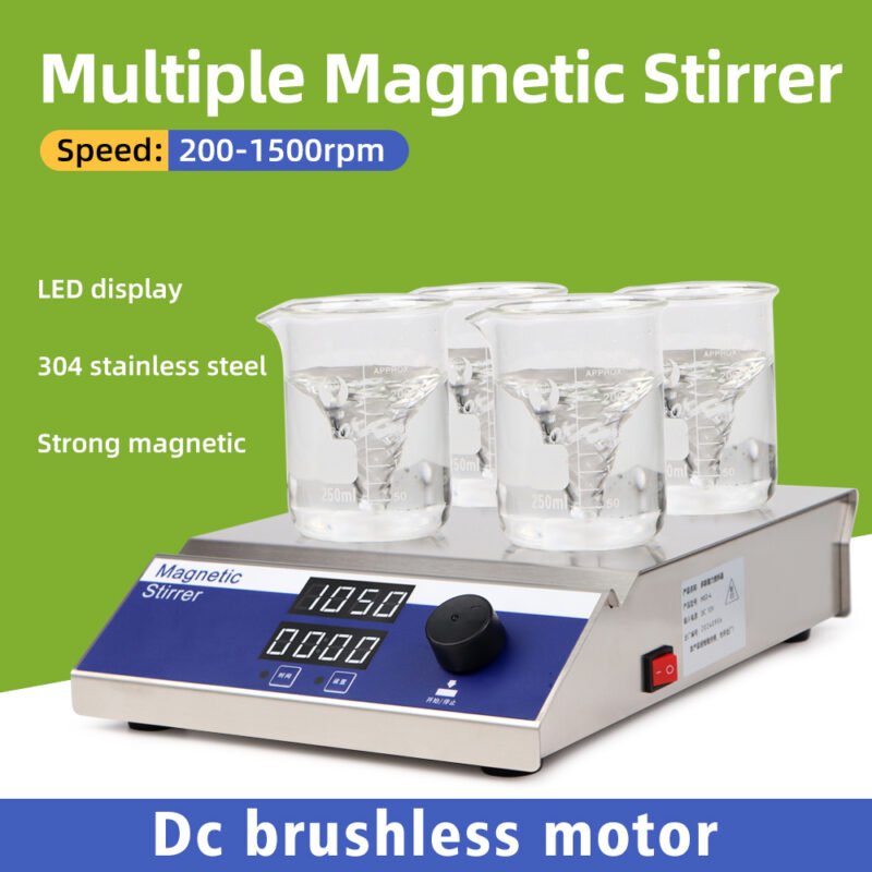 4-unit magnetic stirrer MS34+LA045 - Image 7