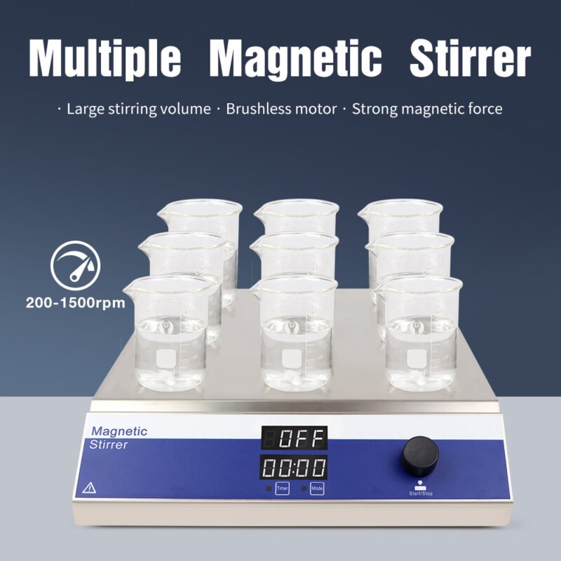 9-unit magnetic stirrer MS39+LA047 - Image 7