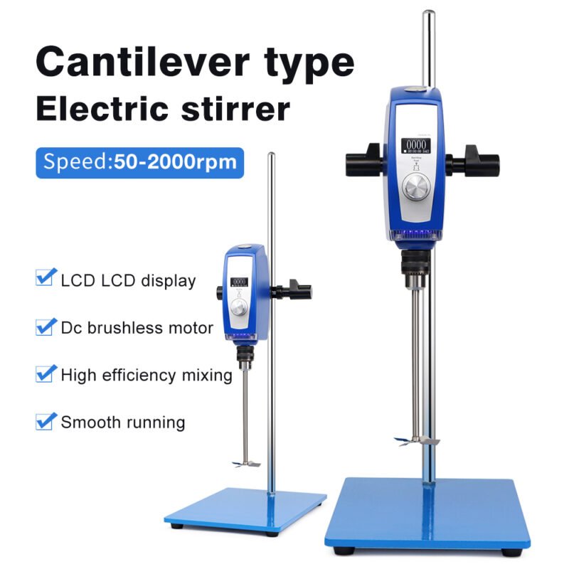 Digital speed regulation electric 110S cantilever mixer+LA066 - Image 6