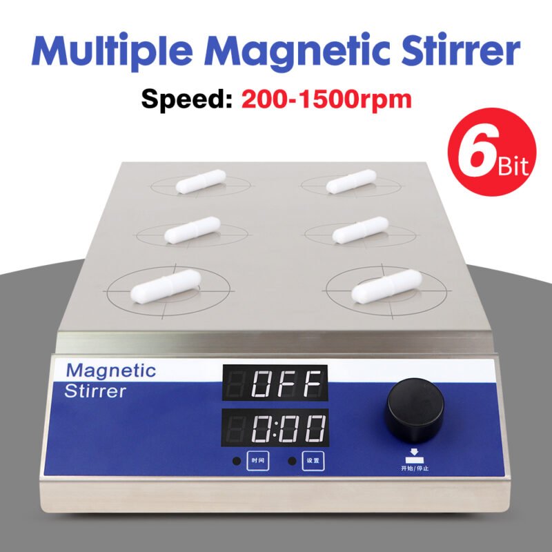 6-unit magnetic stirrer MS36+LA046 - Image 8