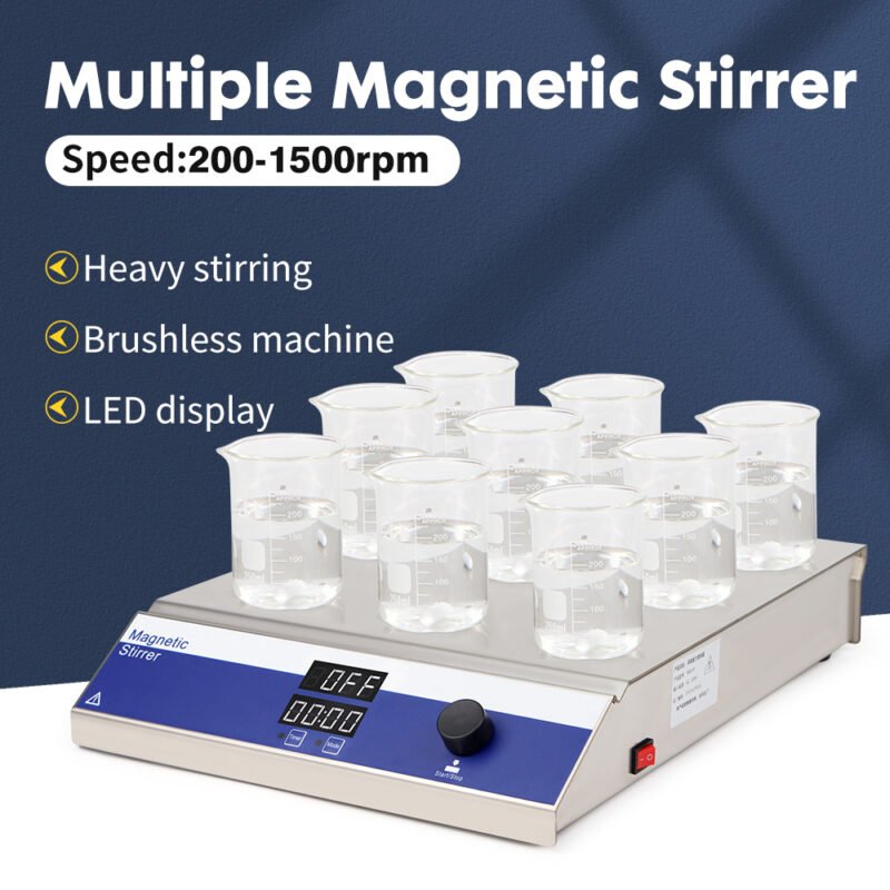 9-unit magnetic stirrer MS39+LA047 - Image 8