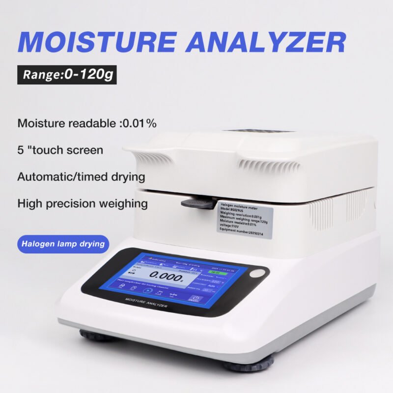 120g/0.001g 5-inch touchscreen moisture analyzer+BS029 - Image 7