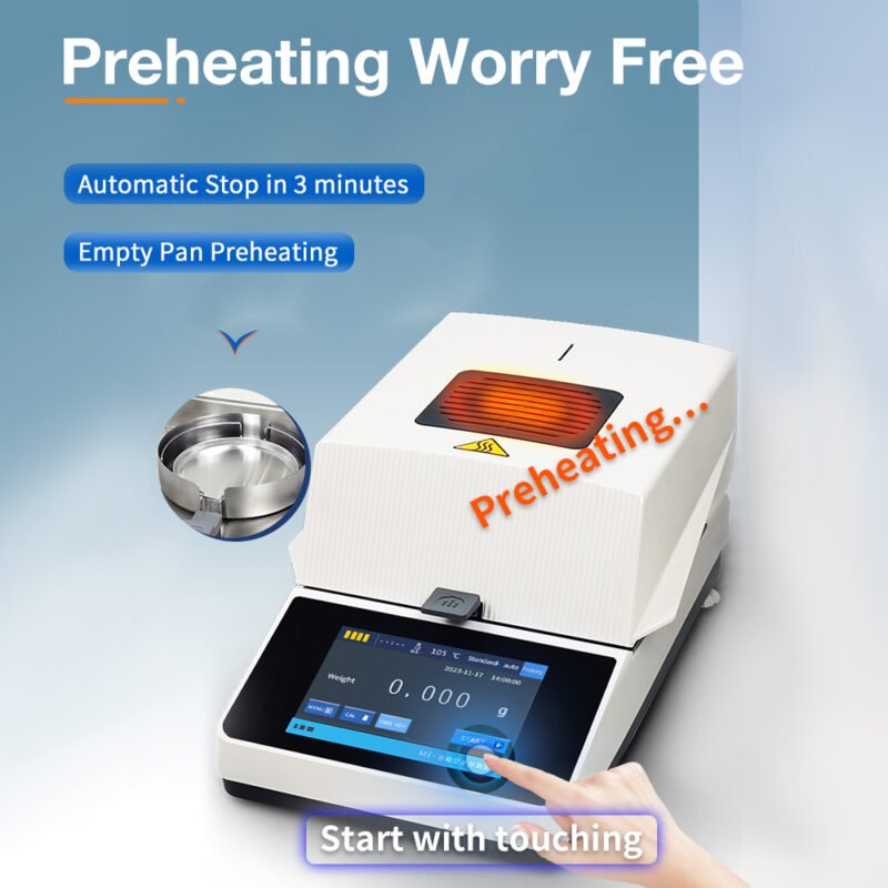 Halogen moisture analyzer+Lab+BS001 - Image 4