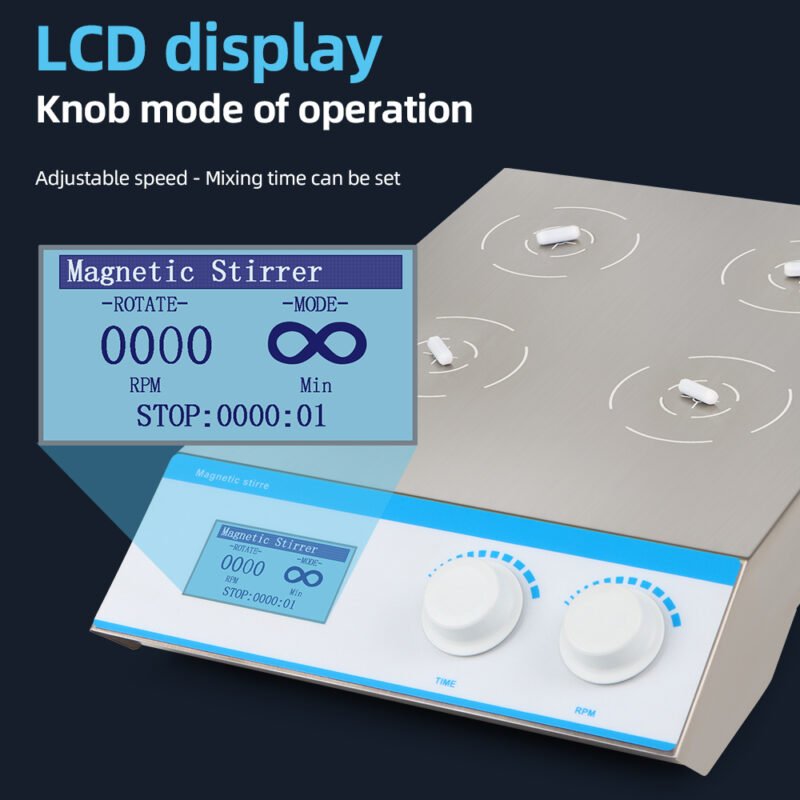 Four-position magnetic stirrer+LA008 - Image 5