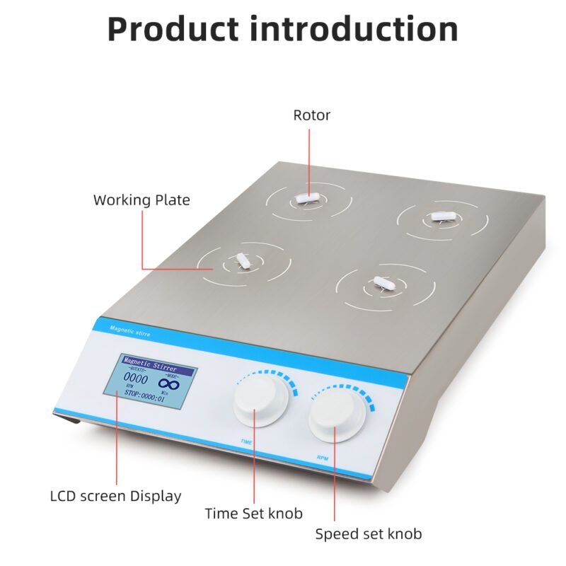 Four-position magnetic stirrer+LA008 - Image 8