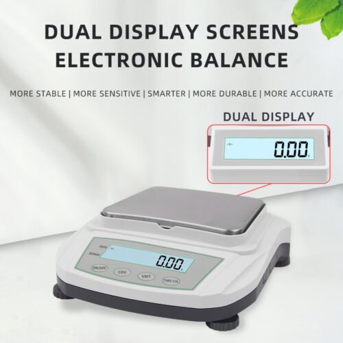 1Kg/3Kg/5Kg 0.1g Dual display electronic balance scale+BS041/BS042/BS043 - Image 2