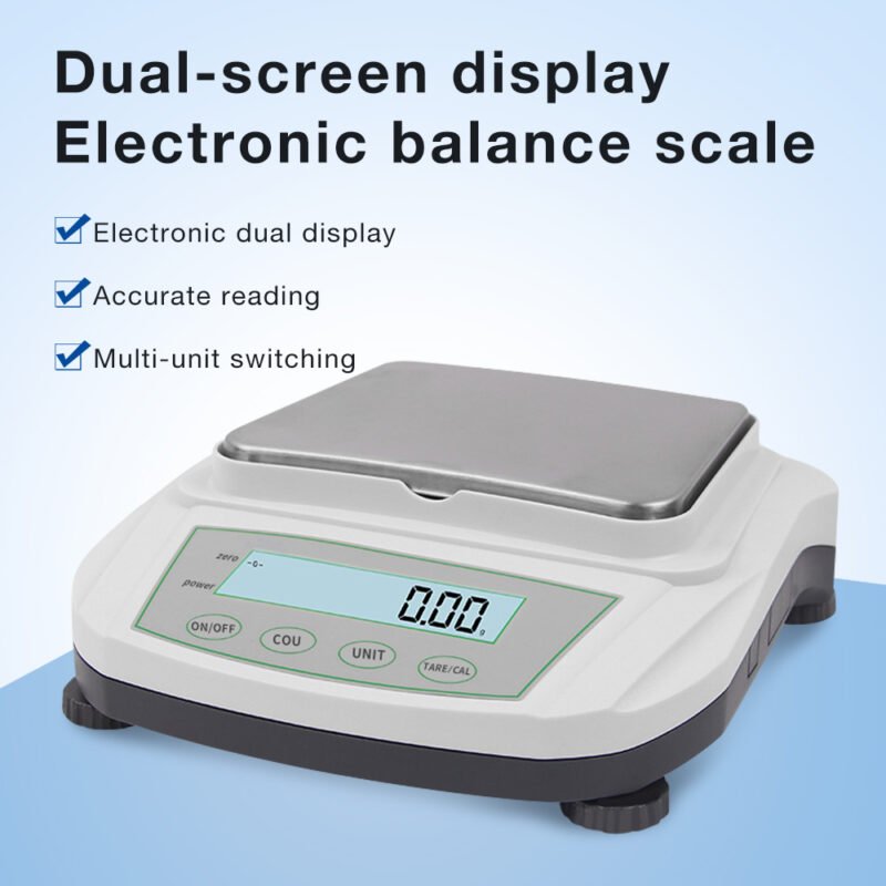 1Kg/3Kg/5Kg 0.1g Dual display electronic balance scale+BS041/BS042/BS043 - Image 4
