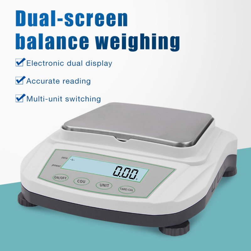 1Kg/3Kg/5Kg 0.1g Dual display electronic balance scale+BS041/BS042/BS043 - Image 5
