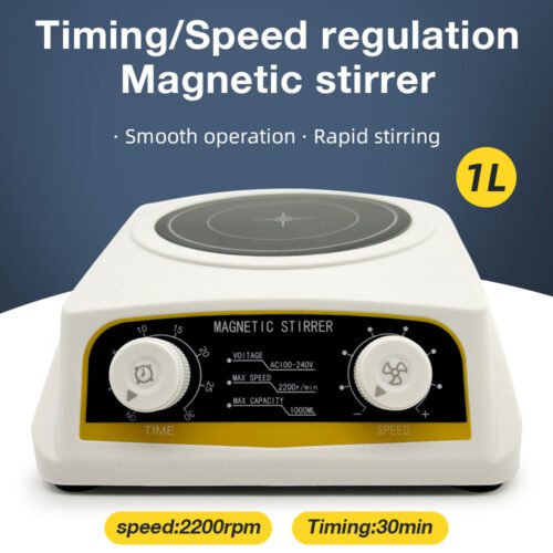1L Mini Timer Speed Regulating Magnetic Stirrer+LA121 - Image 8