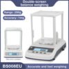 100g/200g/300g/500g 1mg dual screen display laboratory balance scale+BS007/BS008/BS009/BS010 - Image 6