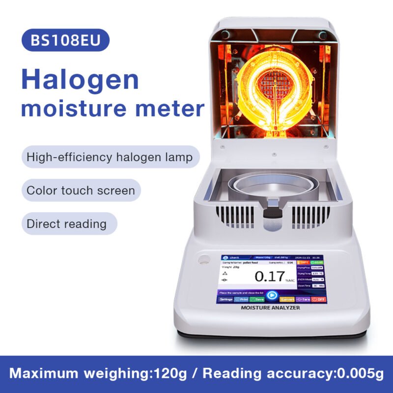 120g Halogen moisture meter+BS106EU/BS107EU/BS108EU - Image 8
