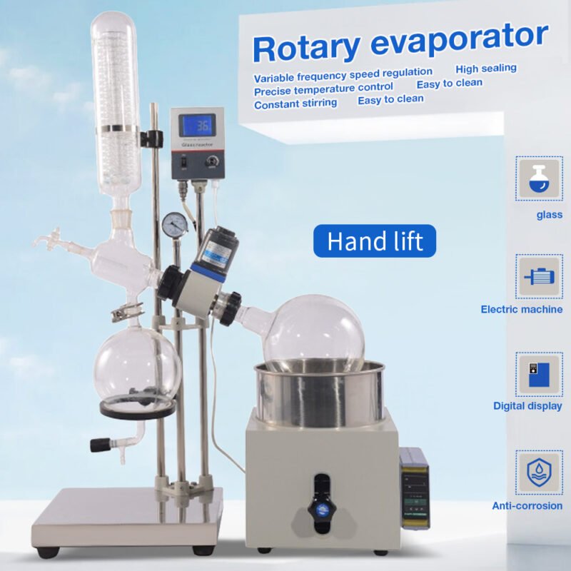 Manual Lifting 2L Rotary Evaporator+LA110 - Image 2