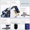 Top Perforation brushless motor mixer with beaker clamp+LA136EU-LA138EU - Image 3