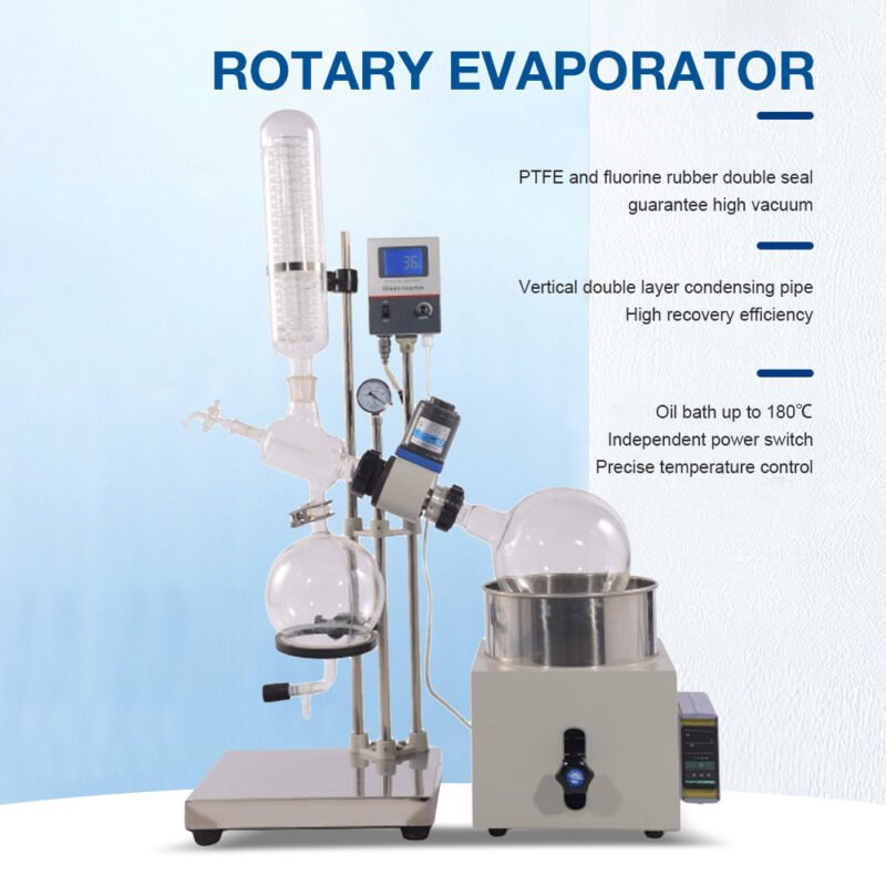 Manual Lifting 2L Rotary Evaporator+LA110 - Image 3