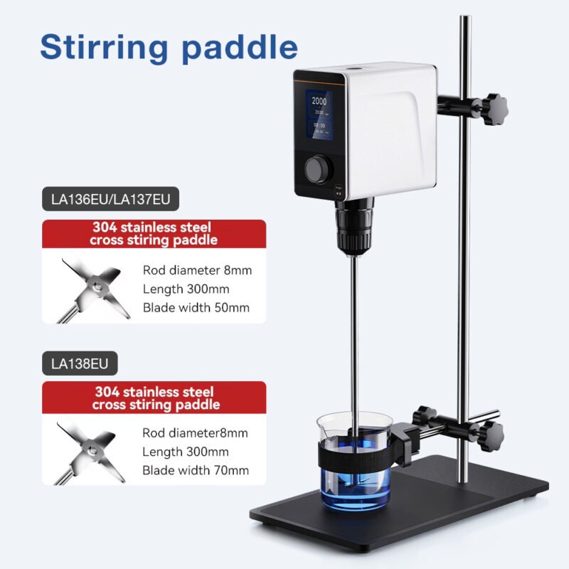 Top Perforation brushless motor mixer with beaker clamp+LA136EU-LA138EU - Image 5