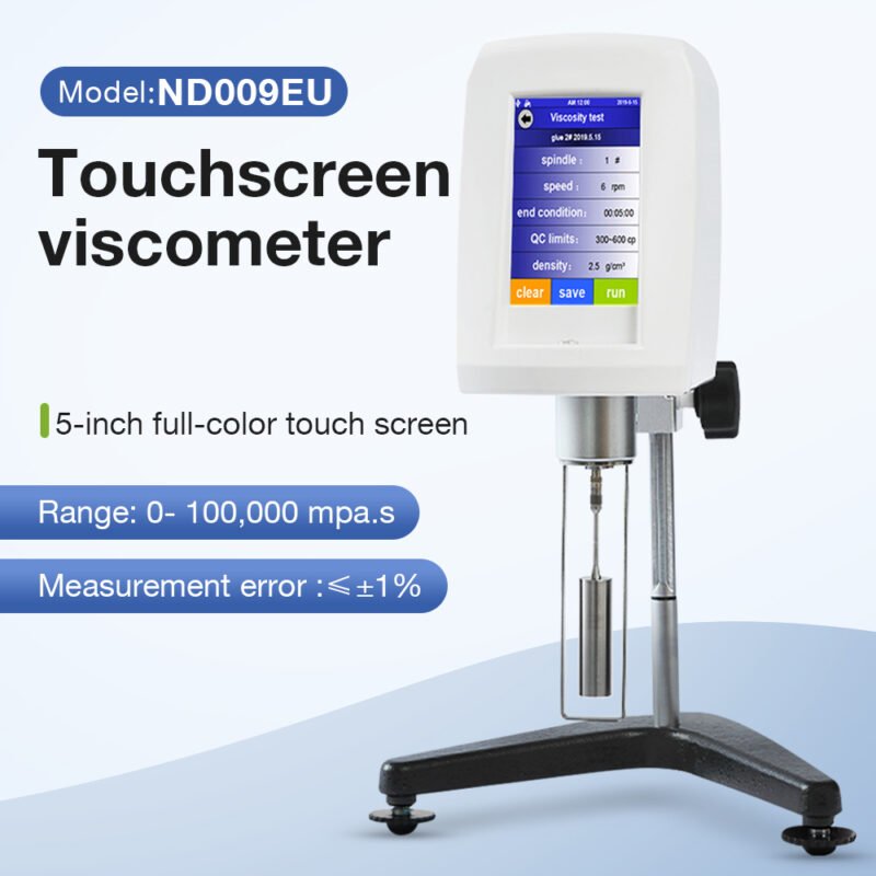 Digital display touch screen viscosity meter+ND009/ND010 - Image 7