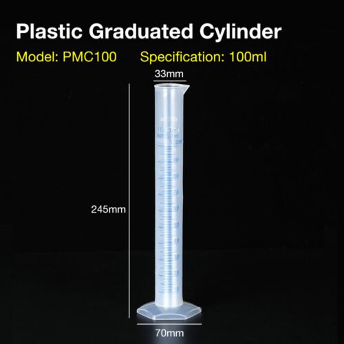 Plastic measuring cylinder+PMC10ml-PCM1000ml - Image 5