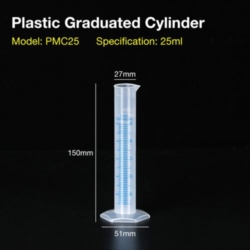 Plastic measuring cylinder+PMC10ml-PCM1000ml - Image 3