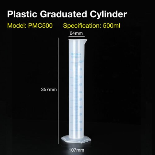 Plastic measuring cylinder+PMC10ml-PCM1000ml - Image 7