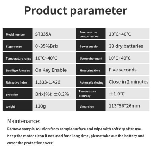 Digital Display 0-35% Sugar Refractometer - Image 6