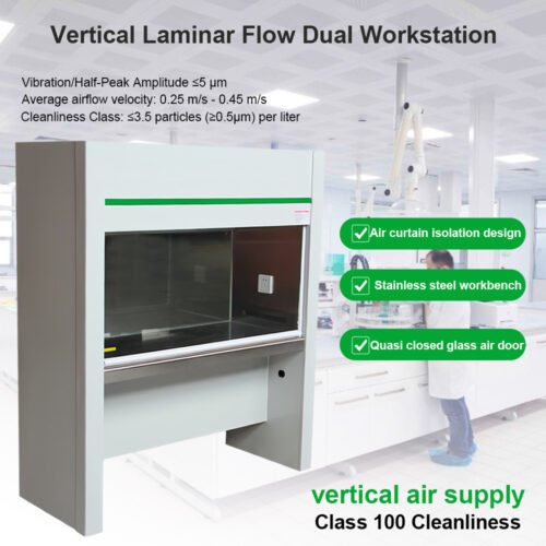 Horizontal /Vertical Laminar Flow Dual Workstation+CB02G+CB02J - Image 2
