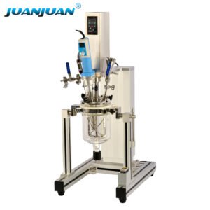 Glass Heating Emulsification Reactor Vacuum Emulsifier