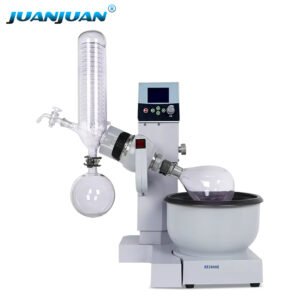 2L vertical cooler liquid automatic lifting rotary evaporator