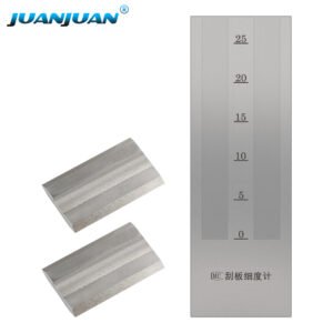 Scraper fineness gauge